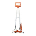 Double Masts Aluminum Hydraulic Man Lift with Ce Certificate